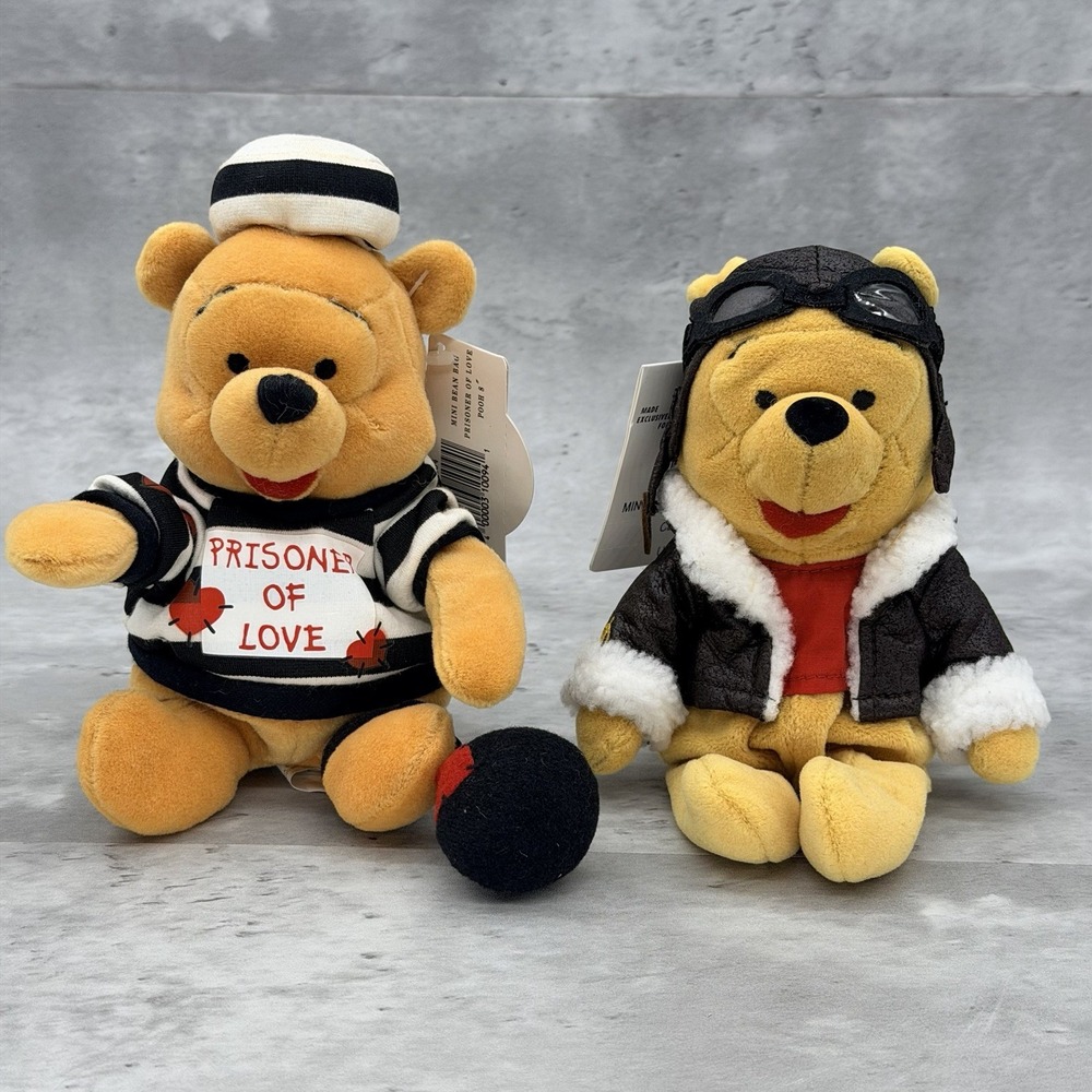 Vintage Disneyland Parks Store Winnie The Pooh Prisoner Of Love & Pilot NWT